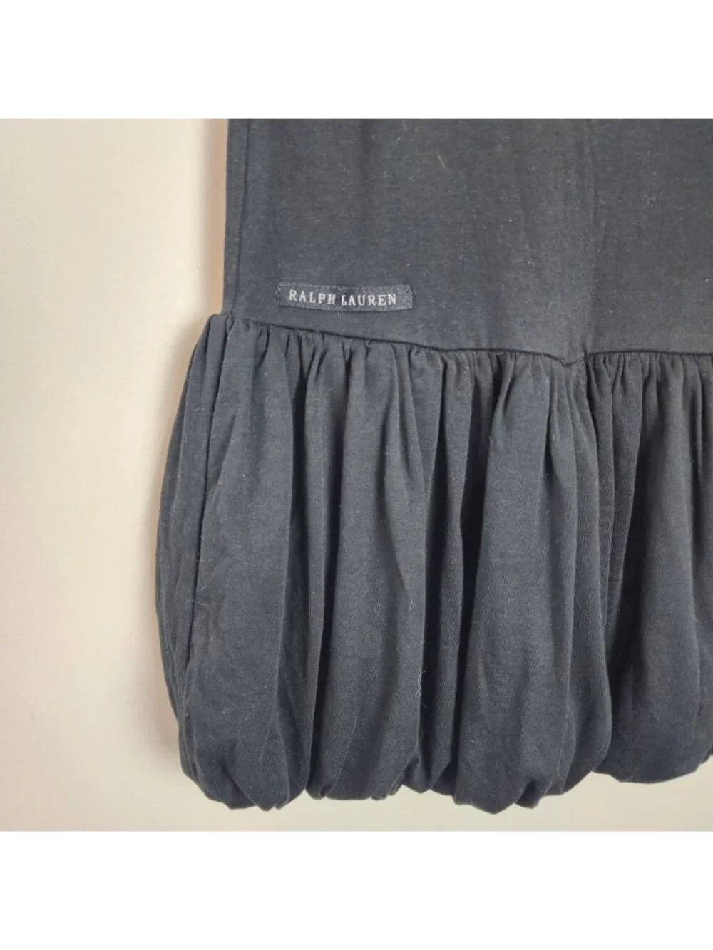 Ralph Lauren girls sz M / 8-10 sleeveless black dress bubble skirt